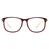 Finial Optical D-Frame in Burgundy (Asian Fit)