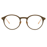 Lee Oval Optical Frame in Brown