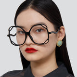 Jerry Oversized Optical Frame in Black