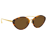 Lucy Cat Eye Sunglasses in Tortoiseshell