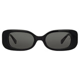 The Lola | Rectangular Sunglasses in Black (C1)