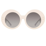 Donyale Oversized Sunglasses in Cream