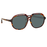 Raphael Aviator Sunglasses in Tortoiseshell