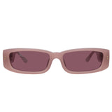 Talita Rectangular Sunglasses in Lilac