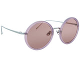 Linda Farrow Tracy C59 Round Sunglasses