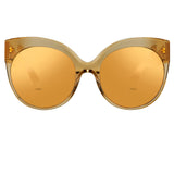 Linda Farrow 388 C17 Cat Eye Sunglasses