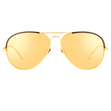 Linda Farrow 472 C1 Aviator Sunglasses
