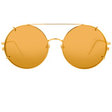 Linda Farrow 647 C1 Round Sunglasses