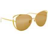 Linda Farrow 661 C1 Cat Eye Sunglasses