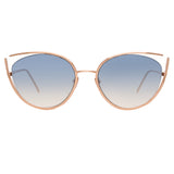 Linda Farrow Jeanne C11 Cat Eye Sunglasses
