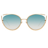 Linda Farrow Fontaine C8 Cat Eye Sunglasses