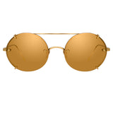 Linda Farrow Grace C1 Oval Sunglasses