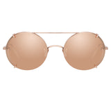 Linda Farrow 730 C3 Oval Sunglasses