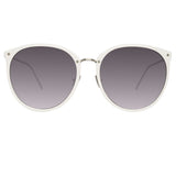 Linda Farrow Kings C4 Oversized Sunglasses