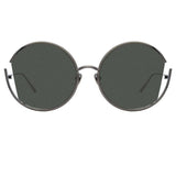 Linda Farrow Quarry C7 Round Sunglasses