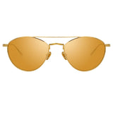 Linda Farrow Caine C1 Aviator Sunglasses