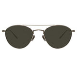 Linda Farrow Caine C5 Aviator Sunglasses