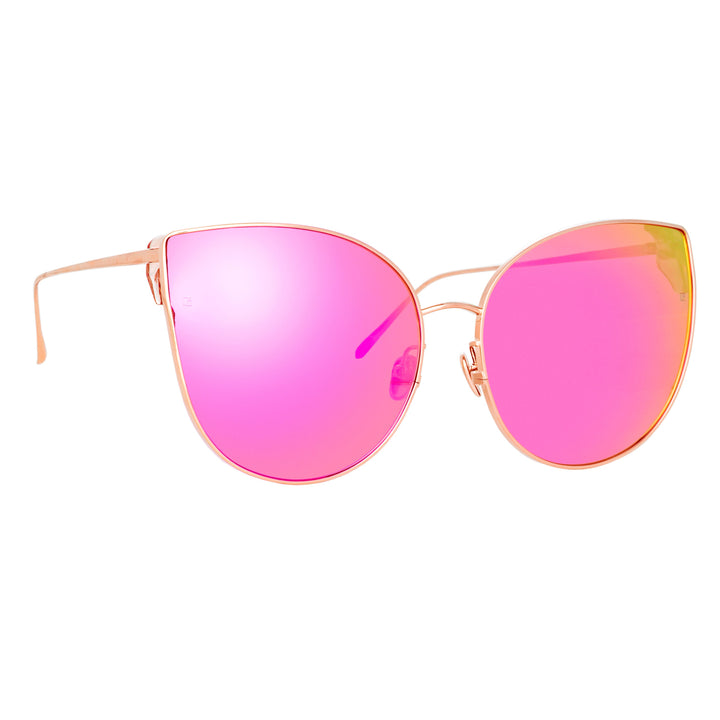 Neon pink cat eye 2024 sunglasses