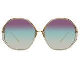 Alona Oversized Sunglasses in Truffle
