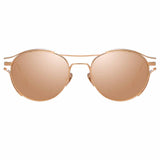 Linda Farrow Cradle C3 Oval Sunglasses