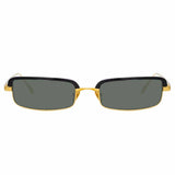 Linda Farrow Leona C1 Rectangular Sunglasses
