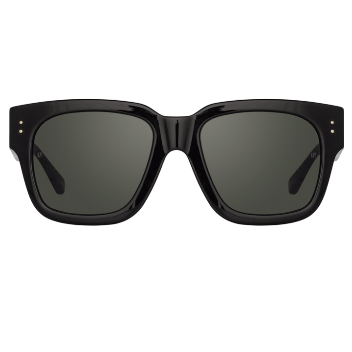 Black frame outlet aviators