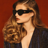 Debbie D-Frame Sunglasses in Black