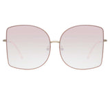 Matthew Williamson Lilac C4 Oversized Sunglasses
