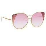 Matthew Williamson Orchid C4 Oversized Sunglasses