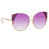 Matthew Williamson Orchid C5 Oversized Sunglasses