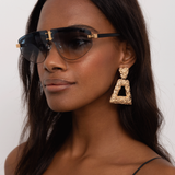 Matthew Williamson Hyacinth Aviator Sunglasses in Tortoiseshell