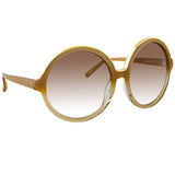 N21 S1 C10 Round Sunglasses in Honey