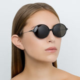Ann Demeulemeester 64 C1 Oval Sunglasses