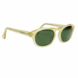 Dries van Noten 38 C18 Oval Sunglasses