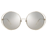 Linda Farrow Farah C2 Round Sunglasses