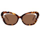 Linda Farrow Salma C2 Cat Eye Sunglasses